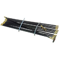 Draper 9M 12 Piece Polypropylene Drain Rod Set