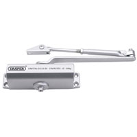Draper Adjustable Automatic Door Closer For Doors Between 15Kg and 30Kg