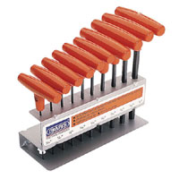 DRAPER Af Hex Key Set T-Handle 10Pc
