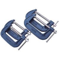 DRAPER C-Cramp Set 4Pce 2X75-2X100Mm