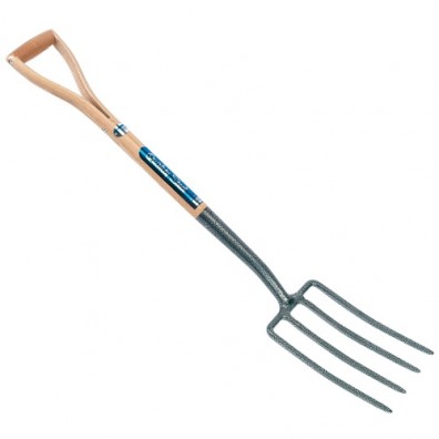 DRAPER Carbon Steel Garden Fork with Ash Handle