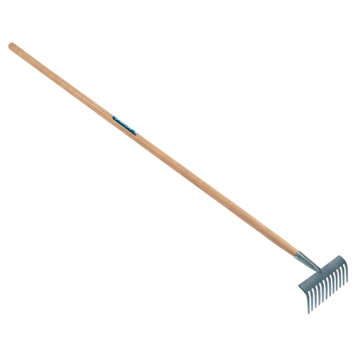 DRAPER Carbon Steel Garden Rake with Ash Handle