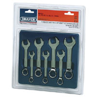 DRAPER Comb.Spanner Set-Stubby-Metric
