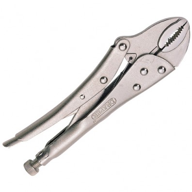 Draper Curved Jaw Self Grip Pliers 35369
