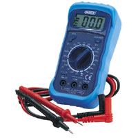 Draper Digital Multimeter With Light