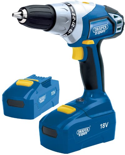 Expert 03288 18-Volt NiCD Cordless Rotary Drill with 2 NiCD Batteries