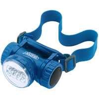 Draper Expert Quality LED Head Torch With Adjustable Straps Size 4 x AA Batts