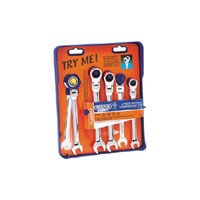 DRAPER Flex Head Gear Wrench Set 4Pc