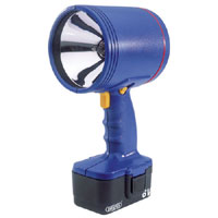 Draper Halogen Torch 500,000 Candle Power 6v Rechargeable Battery