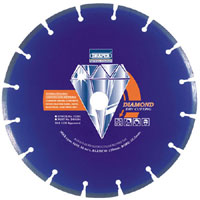 Draper Power Tool Accessory - 230mm X 22.2mm Diamond Blade