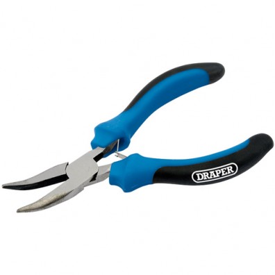 Draper Soft Grip Bent Nose Mini Pliers 12540