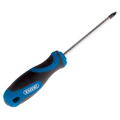 Draper Soft Grip PZ Type Screwdriver No.2 x