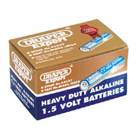 Draper Trade Pack Of 24 AAA-Size Heavy Duty Alkaline Batteries