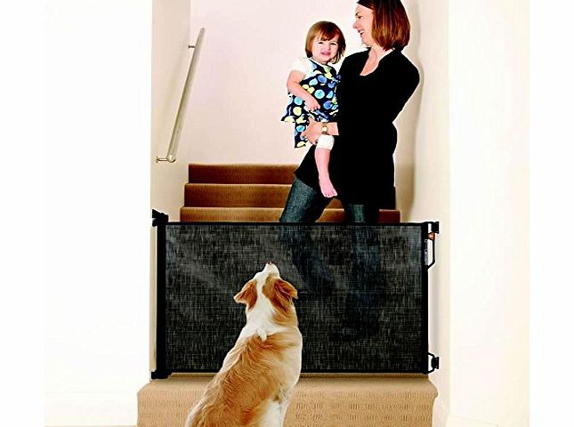 Dreambaby Retractable Stair Gate Black