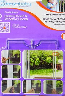 Dreambaby Sliding Door and Window Locks (Transparent)