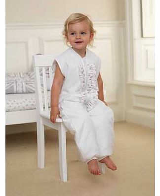 Twinkletogs 2.5 Tog White Sleepsuit -