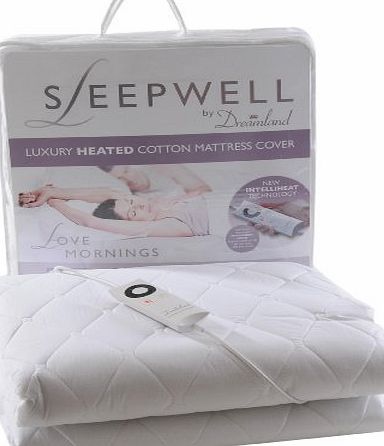 Dreamland 6985 Sleepwell Mattress Cover, Double