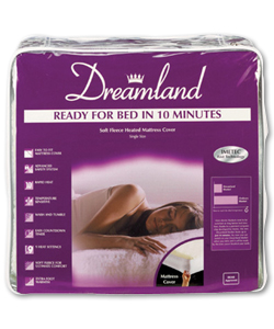 Dreamland Ready for Bed Fitted Mattress Cover - Single