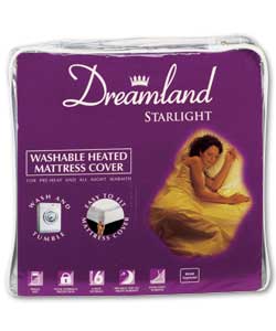 Starlight Fitted Mattress Cover - Double