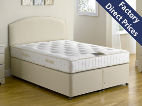 Dreams mattress factory Kingsize Executive Divan Set - Beige