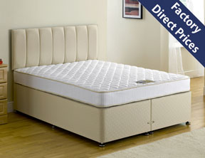 Dreams mattress factory Single Deluxe Divan Set - Beige