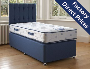 Dreams mattress factory Single Pocket Divan Set - Blue
