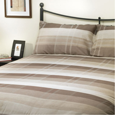 Dreams n Drapes Glencoe Duvet Set Chocolate Double