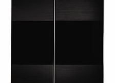 Dreams Nyah Tall 2 Door Sliding Wardrobe - Black Gloss