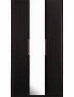 Dreams Toulon 3 Door Wardrobe With Centre Mirror - Black