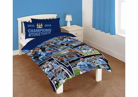 Dreamtex Ltd Manchester City Champions #Together Duvet