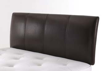 Dreamworks Beds Christie Headboard in Brown - FREE NEXT DAY