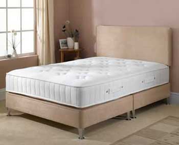 Dreamworks Beds Dreamworks Malvern 7inch Platform Divan Set on Chrome Legs