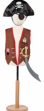 Dress up by Design Pirate Costume - 3-5 Years