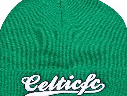 Drew Pearson Celtic Text Beanie Hat - Green - Adult TEXTBEANIE