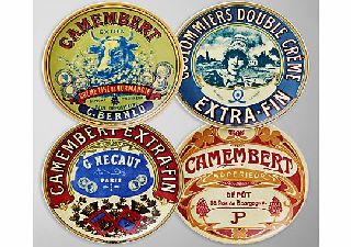 DRH BIA Cordon Bleu Camembert Canape Plates, Box of 4