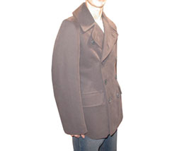 Cotton double breasted coat