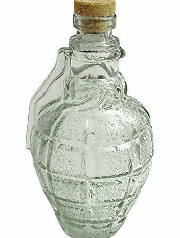Drinks Lab Glass Grenade Decanter, Transparent