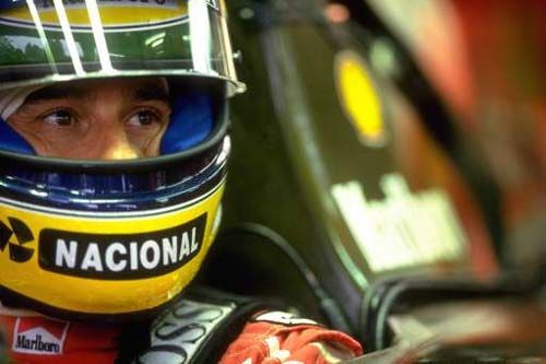 Drivers Ayrton Senna in the Pits Belgium Grand Prix 1992 Poster - Extra Large (70cm x 100cm)