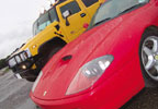 Driving Ferrari and Hummer Driving Experience at