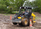 Driving JCB Dumper Racing at Diggerland