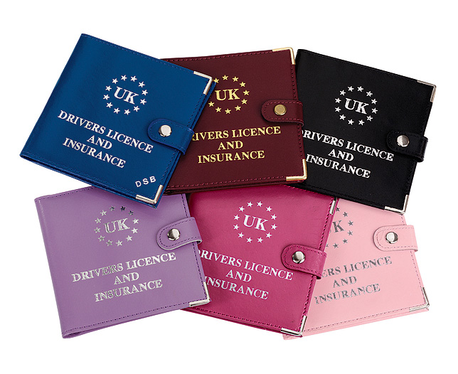 Licence Wallet (2),Personalised Pale Pink