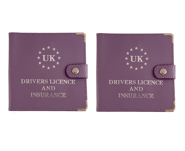 Licence Wallet Lilac and Lilac