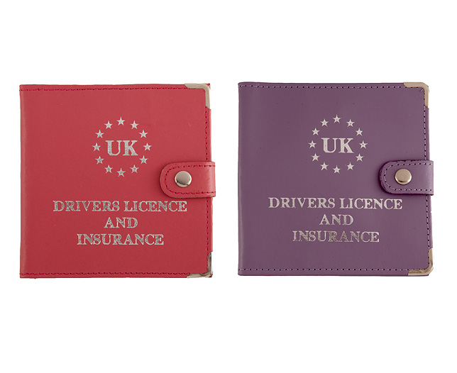 Licence Wallet Lilac and Pink