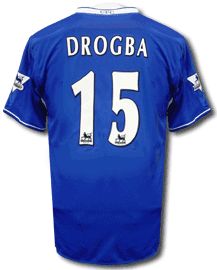 Drogba Umbro Chelsea home (Drogba 15) 04/05