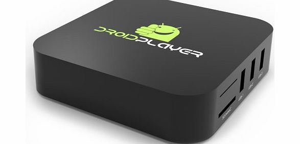DroidPlayer Quad Core Android (Kit Kat 4.4) TV Box Streaming Media Player