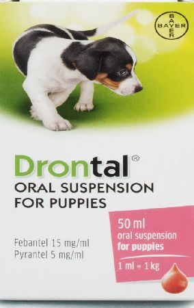 Drontal Oral Suspension For Puppies Triple Pack