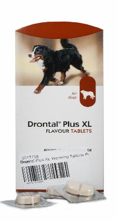 Drontal Plus XL Worming Tablets Dogs 3 Pack