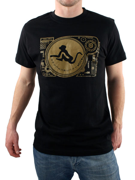 Drunknmunky Black DM Tech T-Shirt