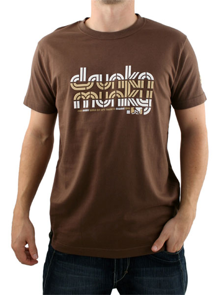 Drunknmunky Brown Tube Weld T-Shirt