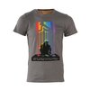 Drunknmunky Rainbow Splat T-Shirt (Grey)